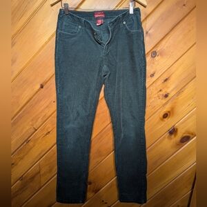 Merona Women’s Forest Green Slim Straight Jeans